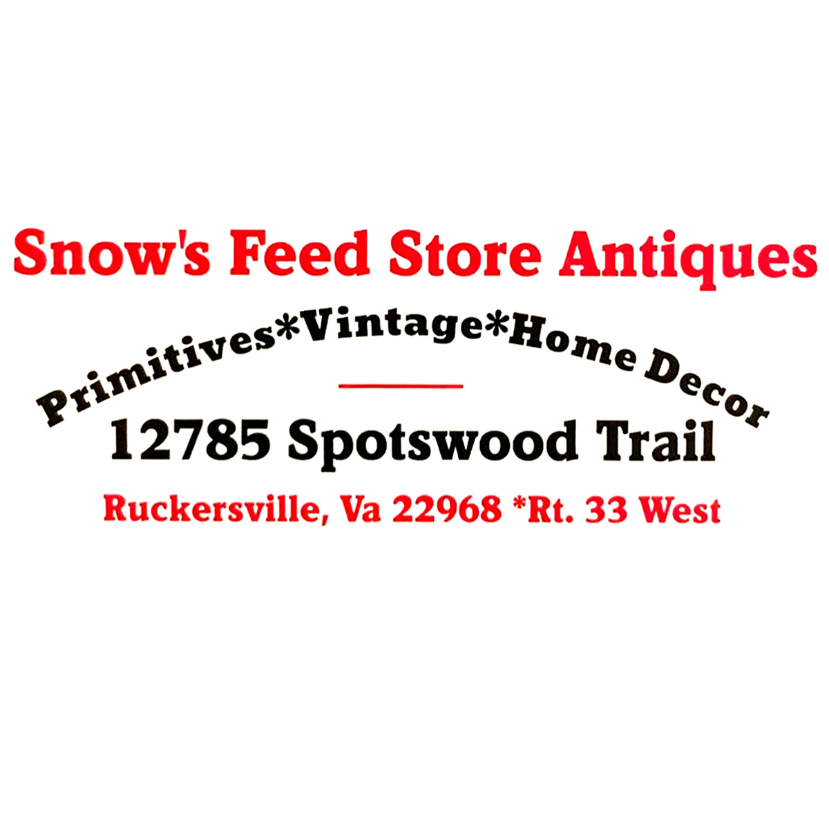 Snow's Feed Store Antiques